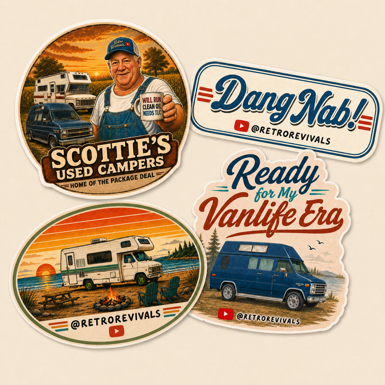 Sticker 4 Pack (Best Value!)