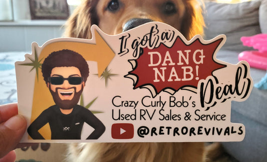 Dang Nab Deal Sticker Retro Revivals
