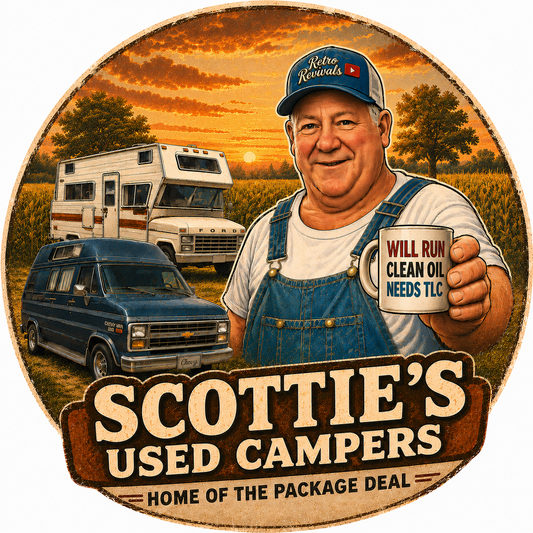 Scottie's Used Campers Sticker